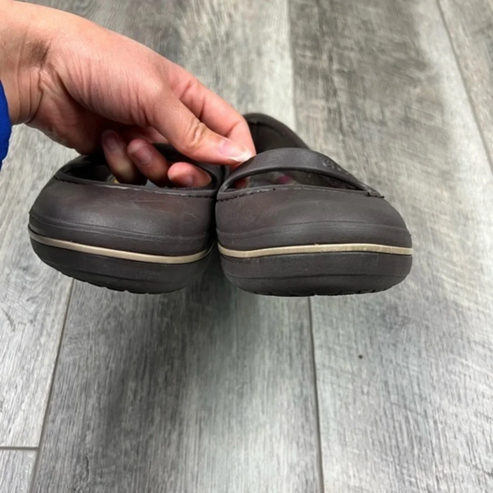 Crocs Brown Slip‎ On Shoes